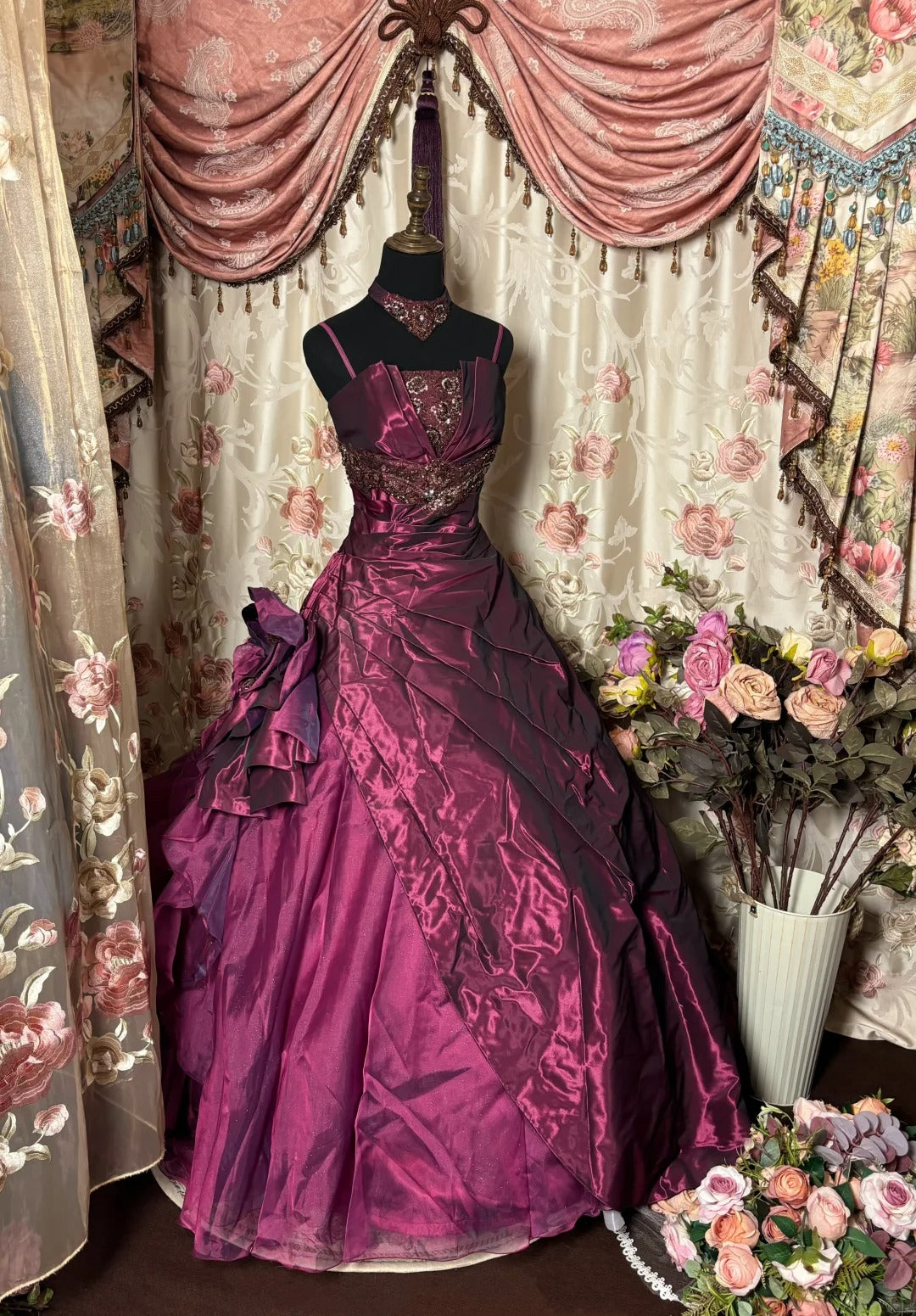 A Line Spaghetti Straps Prom Dresses Long Evening Party Dress