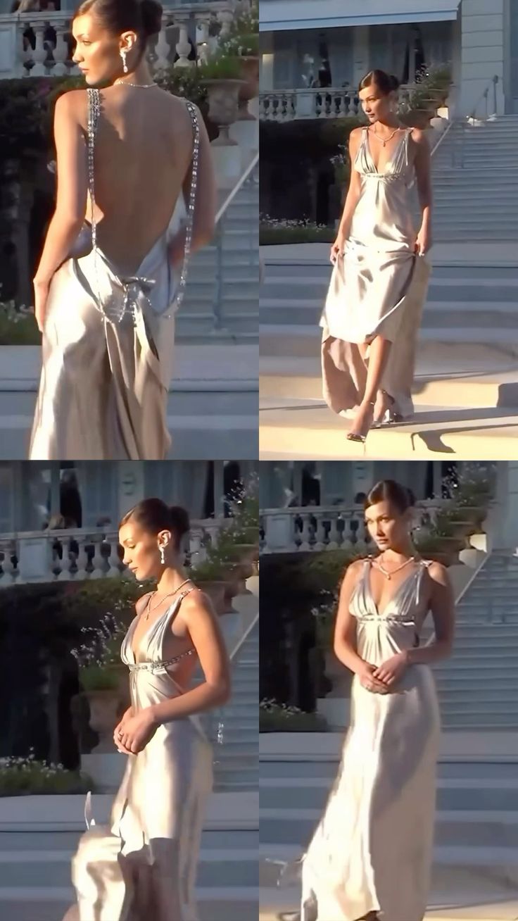 Sexy Long Backless Dress, Evening Party Dress