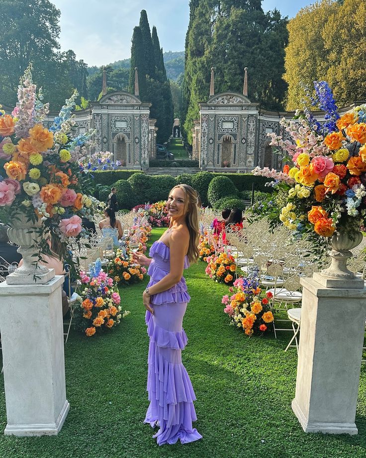 Lavender Long Prom Dress, Elegant Evening Party Dress