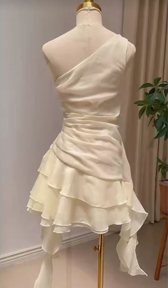 Chiffon Short elegant party gowns, short evening dress