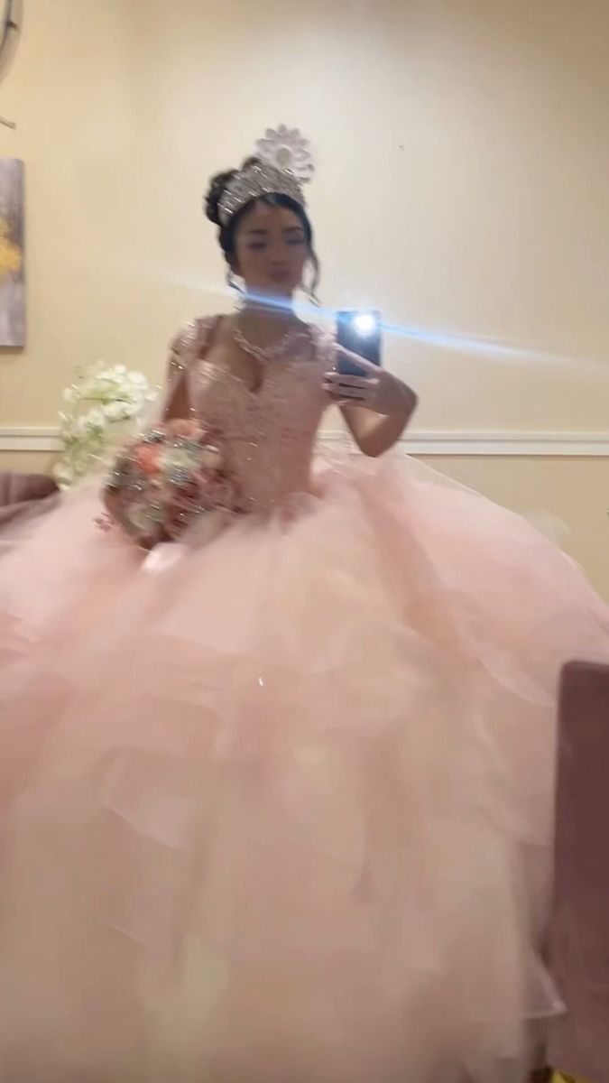 Ball-Gown Tulle Sweetheart Quinceanera Dresses Long Evening Dress