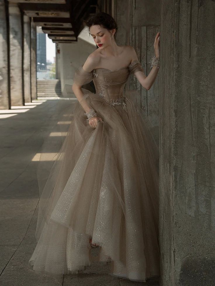 Tulle Lace Long Prom Dress, Evening Formal Dress