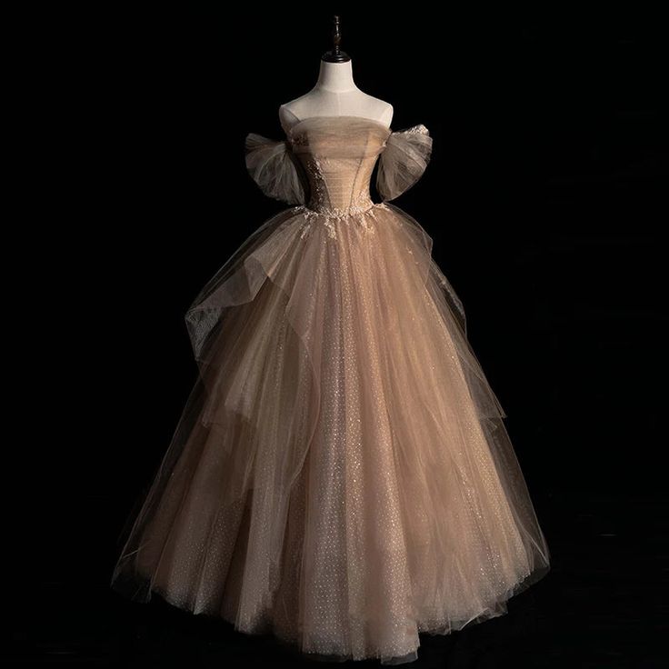 Tulle Lace Long Prom Dress, Evening Formal Dress