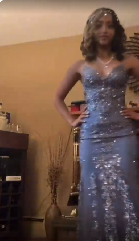 Sexy Spaghetti Straps Prom Dress Mermaid Evening Dress