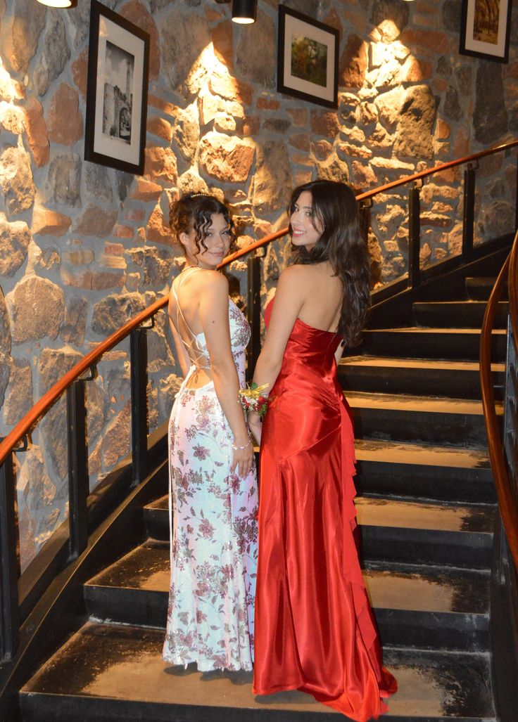 V Neck Red Prom Dress Formal Graduation Party Dress