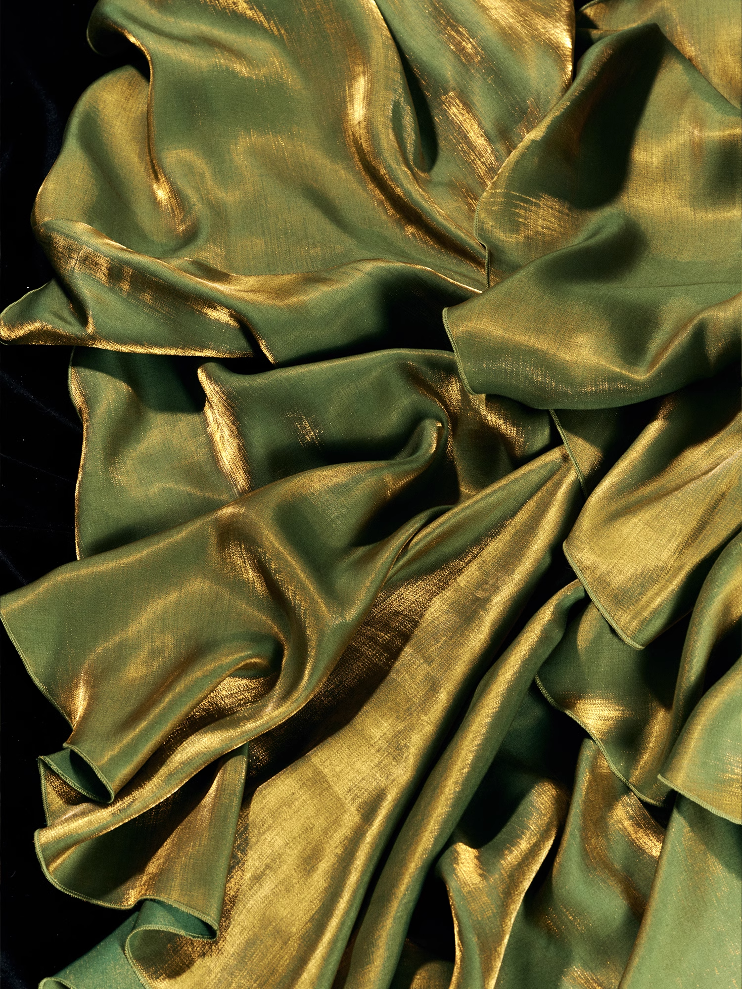 French Retro A line Spaghetti Straps Green Long Prom Dress Birthday Dresses
