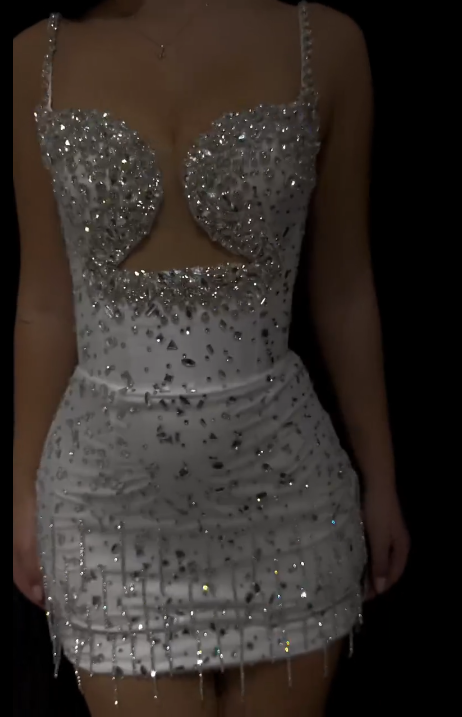 Sexy Beaded Short Prom Dress Birthday Party Dress Homecoming Dress