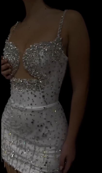 Sexy Beaded Short Prom Dress Birthday Party Dress Homecoming Dress
