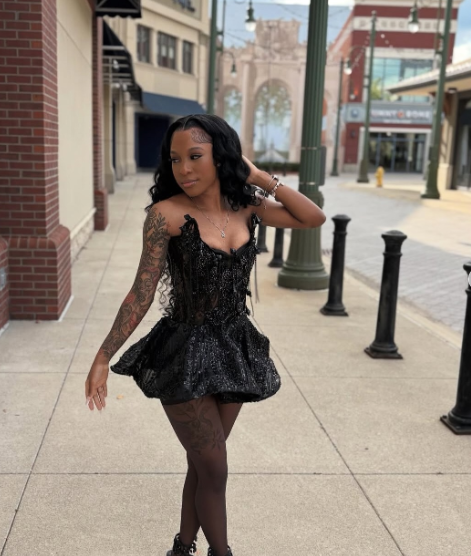 Cute Strapless Black Tulle Sequin Beaded A Line Short Party Dress Formal Homecoming Dress
