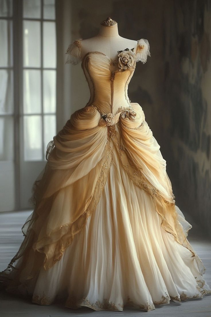 A Line Ball Gown Tulle Long Prom Dress, Evening Formal Dress