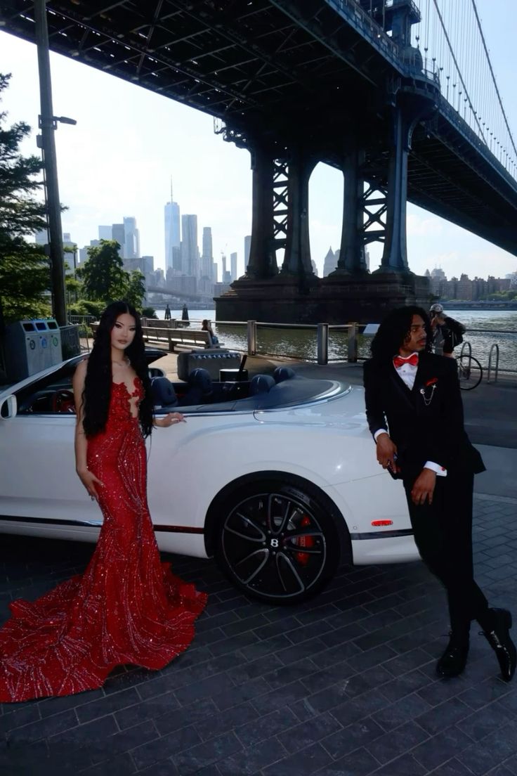 Sexy Red Prom Dress, Charming Prom Dress, Long Mermaid Prom Dress