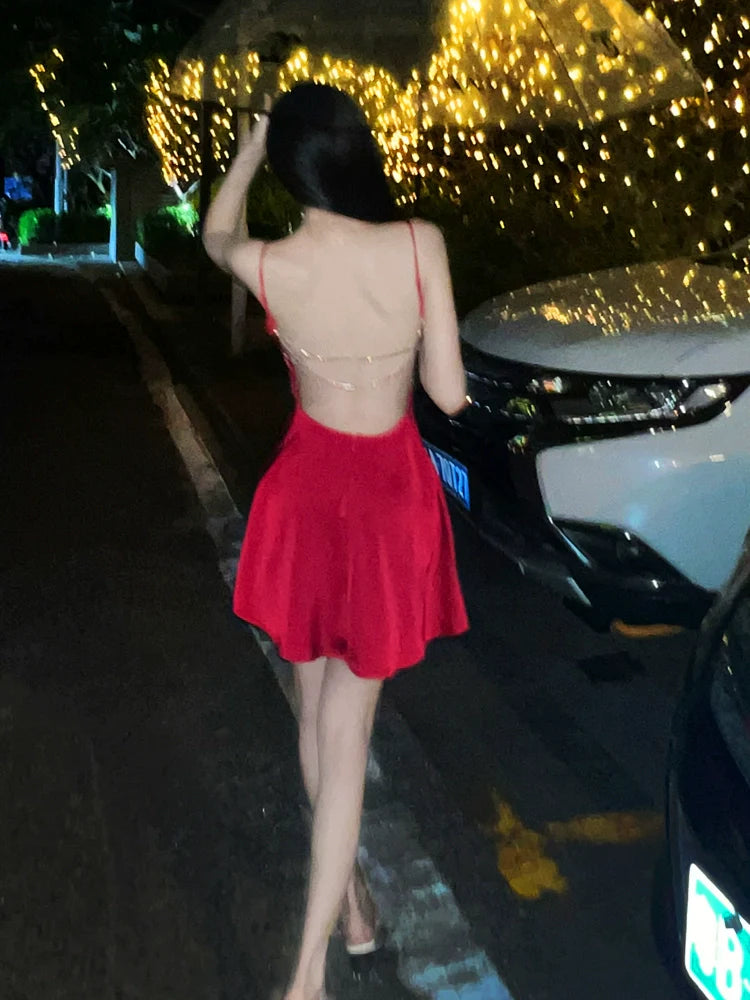 Sexy Red Short Evening Dress Cocktail Dresses Short Birthday Party Dress