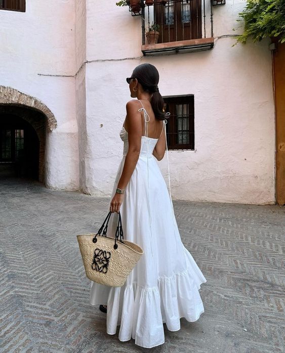 White Sexy Sleeveless Dress Elegant Long Evening Dress