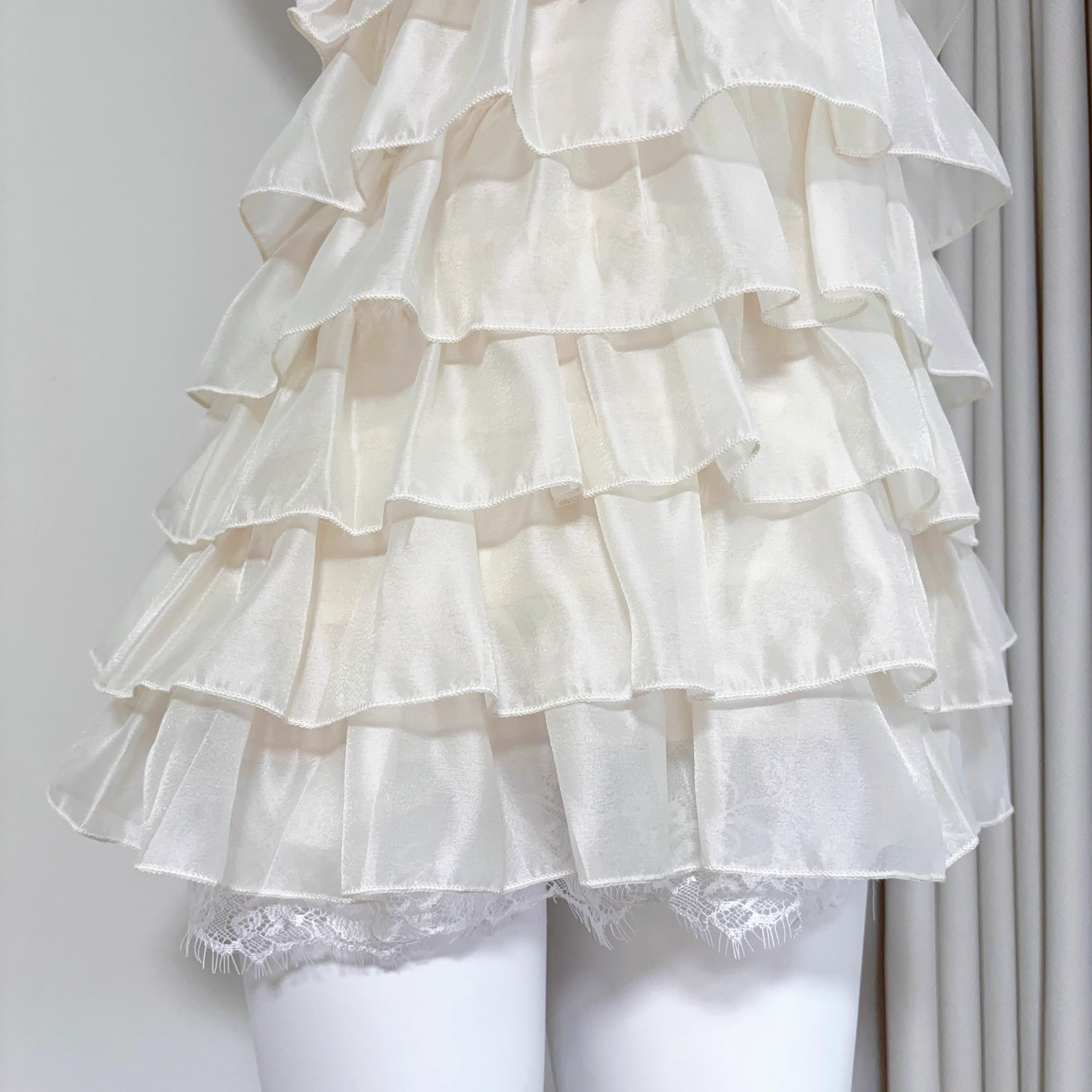 Cute Halter Neck Champagne Short Party Dress Birthday Dress