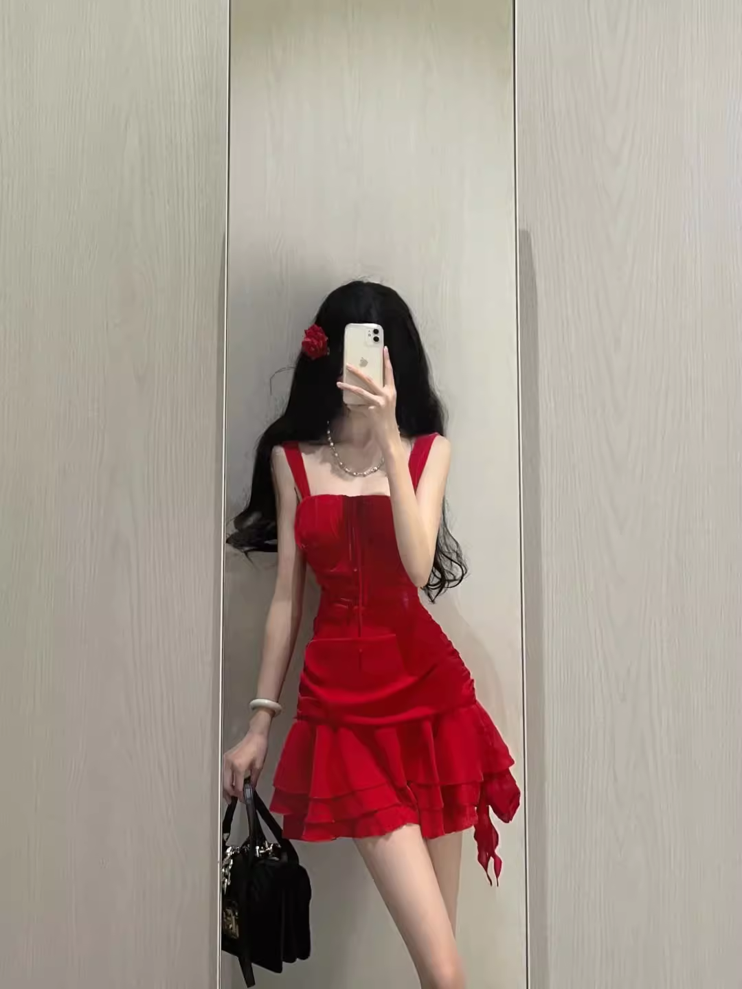 Cute A line Straps Short Red Cocktail Dresses Birthday Outfits