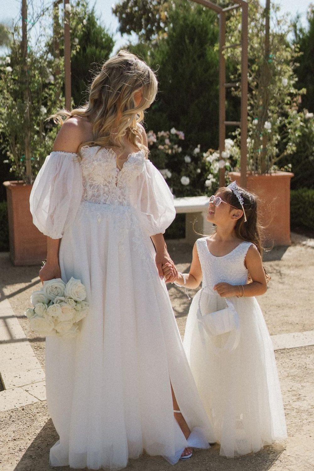 Gorgeous A Line Sweetheart White Long Wedding Dress with Appliques