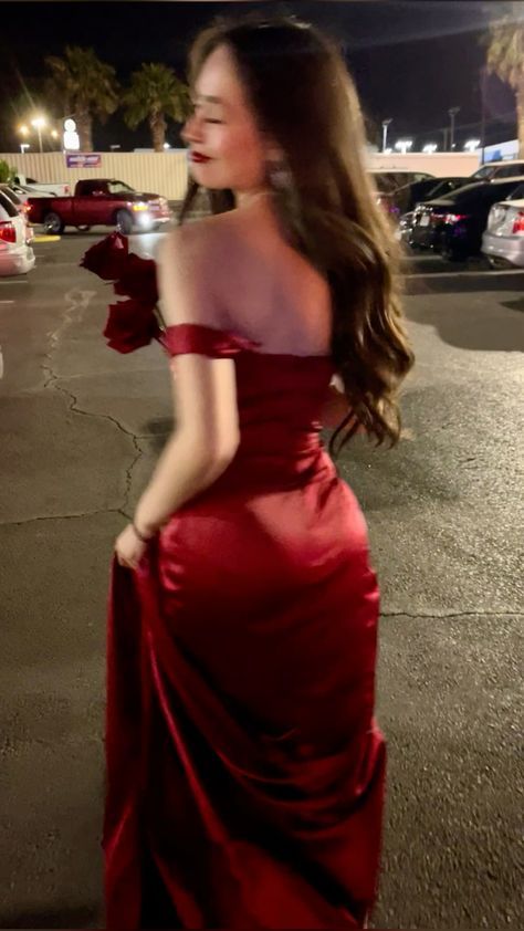 Fashion Red Off The Shoulder Mermaid Long Prom Evening Dress