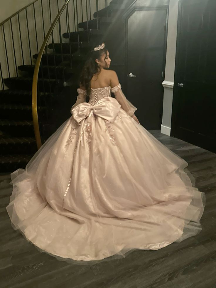 Appliques Tulle Quinceanera Dress Ball Gown,Sweet 16 Dress