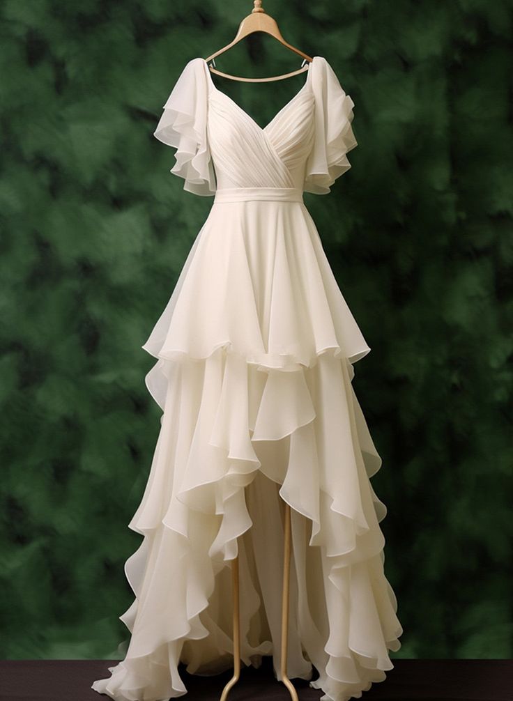 Chiffon High Low Formal Dress Prom Party Evening Dresses