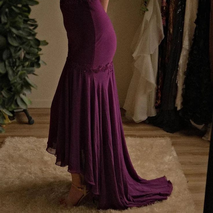 Newest Prom Dress,Spaghetti Straps Prom Dress, Off The Shoulder Chiffon Prom Dress