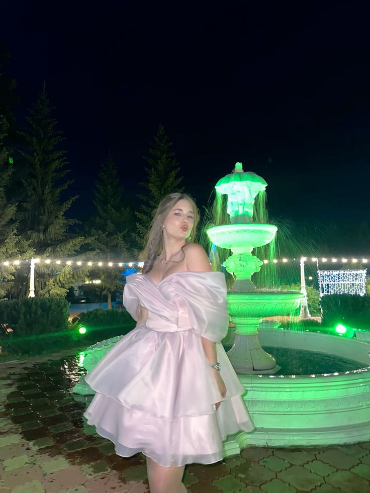 Pink Off Shoulder Short Evening Dress Cocktail Dresses Short Party Dress