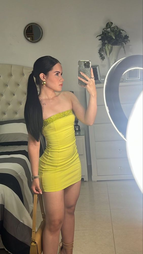 Sheath Short Prom Dress Homecoming Party Dress