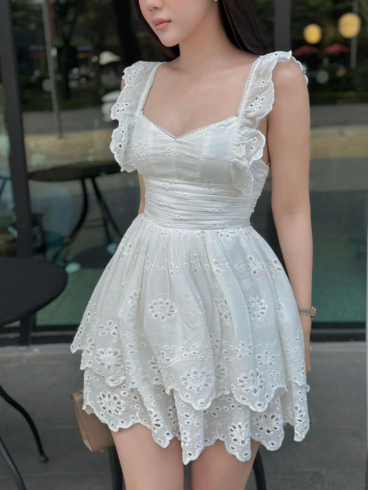 White Lace Birthday Outfit Short Evening Dress Cocktail Dresses Short Party Dress