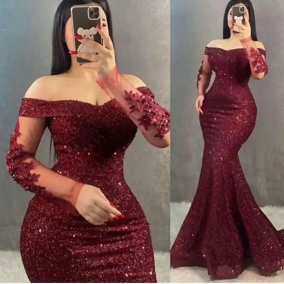Sexy Sequin Mermaid Evening Dress