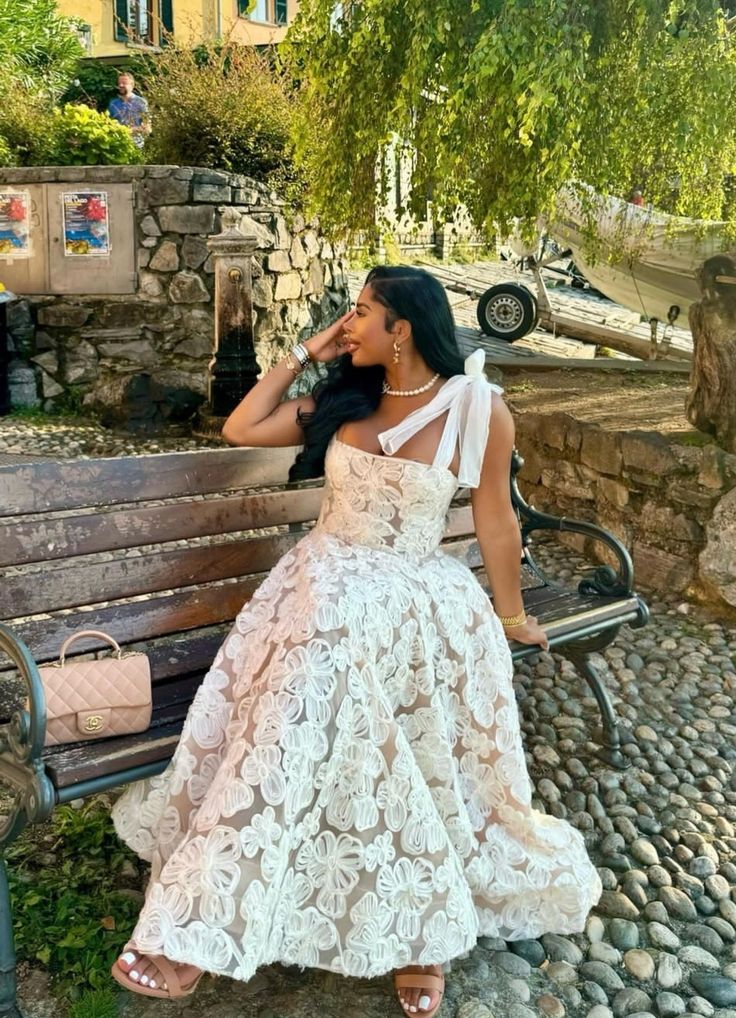 A Line White Prom Dress, Evening Party Dress For Women