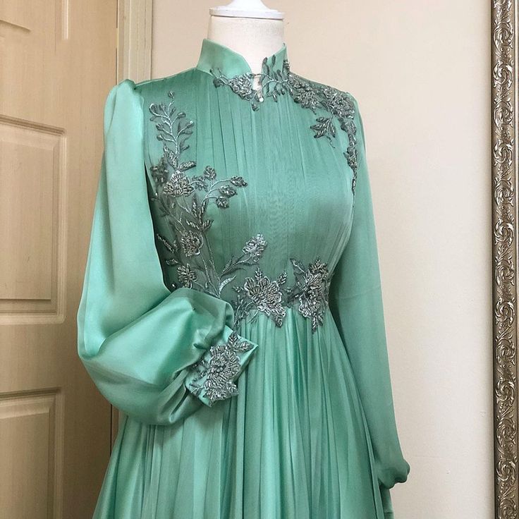 Prom Dresses, Applique Formal Gown Long Sleeves Prom Dress Women Party Dresses
