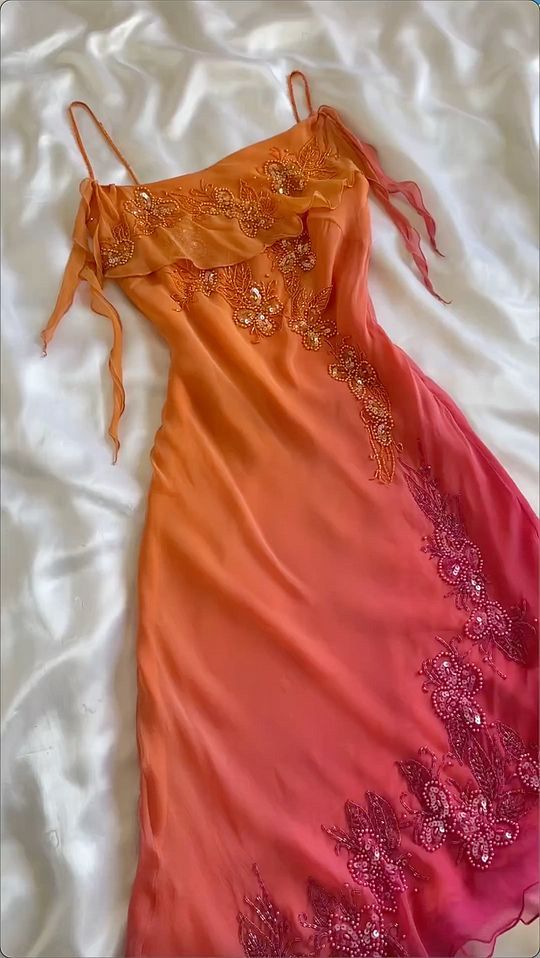 Gorgeous Spaghetti Straps Beading Charming Vintage Evening Dress, Homecoming Dress,Sexy Party Dress