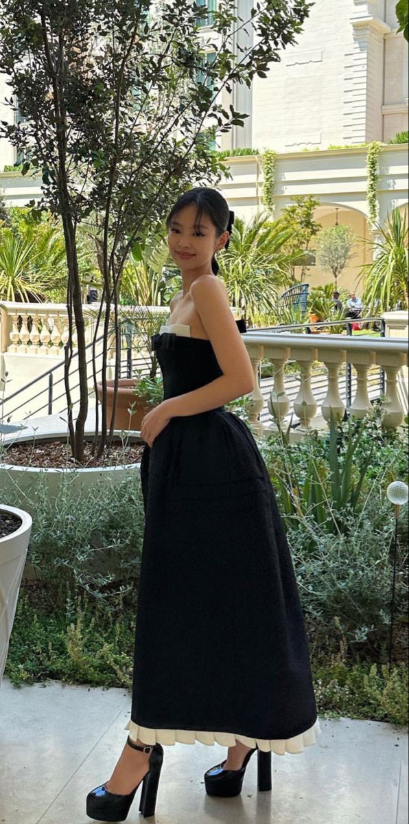 A Line Black Prom Party Dress Long Formal Evening Dress