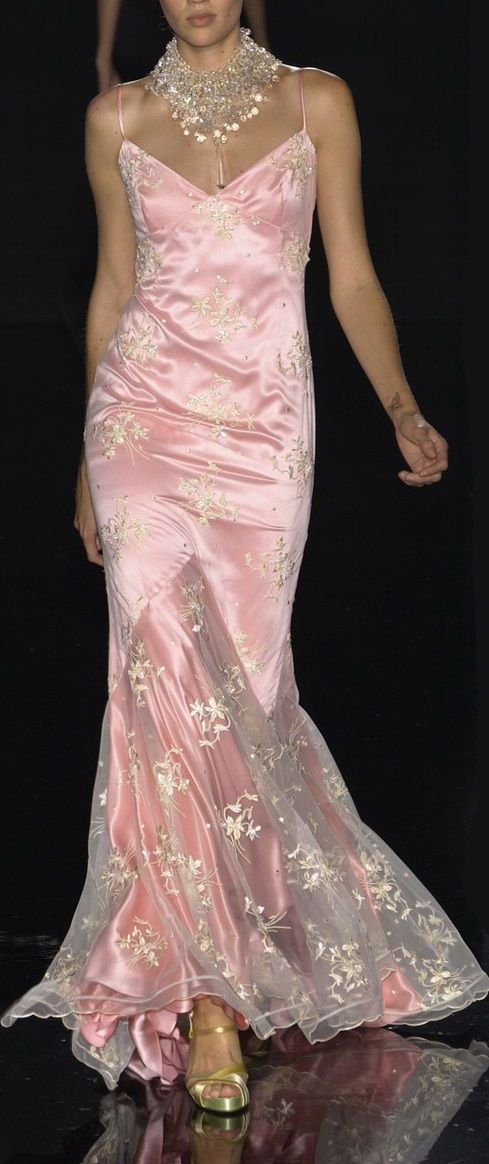 Pink Fashion Long Prom Dresses Formal Evening Dress