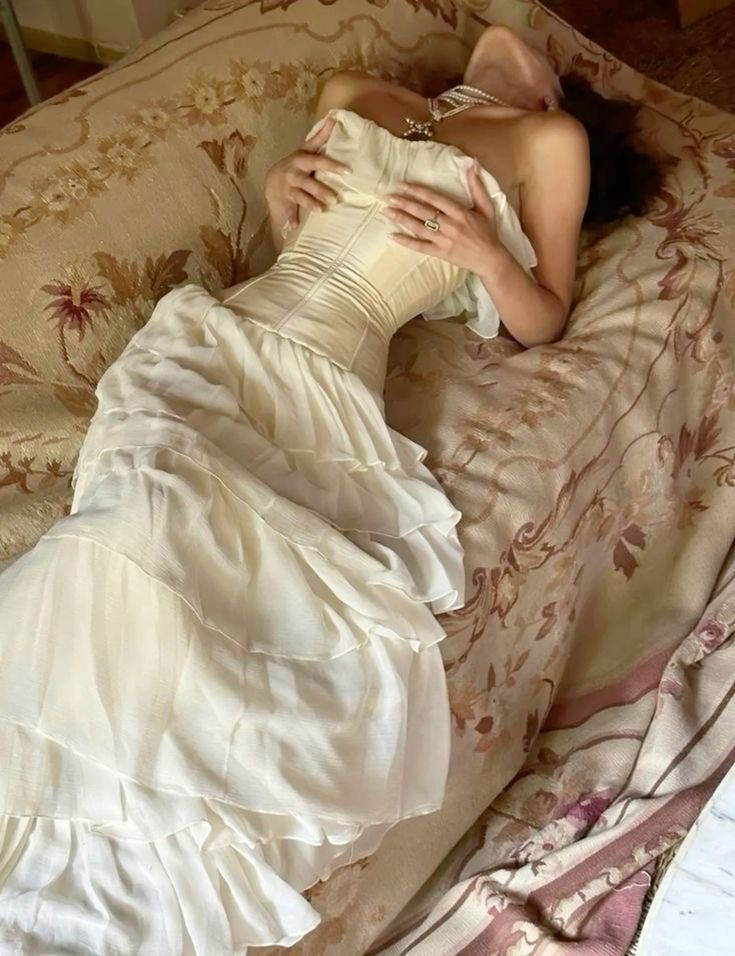Modest Sheath Strapless Chiffon Sleeveless Ivory Long Prom Dress Evening Dresses