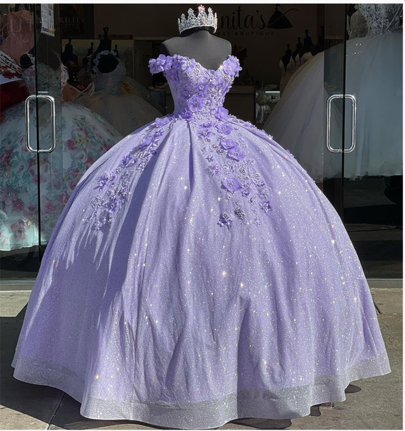 Pink ball gown Party Dress Elegant Long evening gown Sweet 16 Dress Quince Dresses