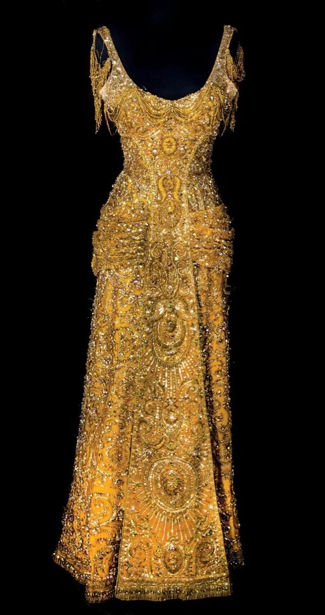 Luxurious Gold Sleeveless Sequin Beaded Pleated Long Prom Dress Evening Dress