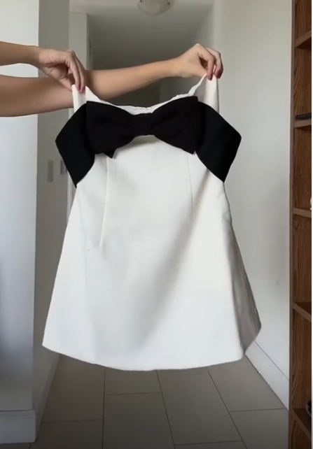 Cute Off The Shoulder A Line Homecoming Dress White Cocktail Dress