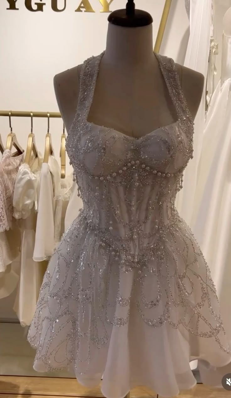 Beautiful Chiffon A Line Mini Birthday Dress White Homecoming Dress