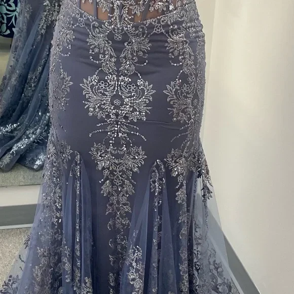 Charming V-Neck Mermaid Prom Dress,Fashion Evening Dress