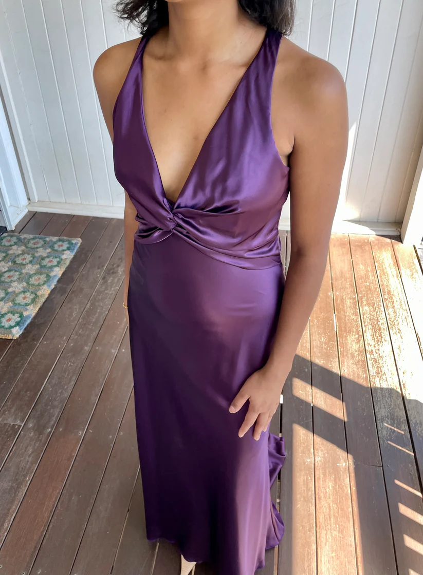 Sexy V-Neck Long Prom Evening Dresses, Simple Party Dresses