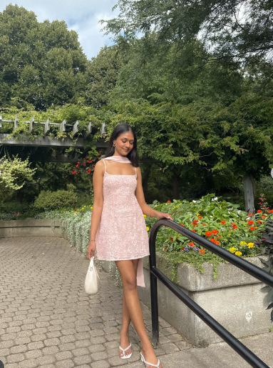 Sparkly Spaghetti Straps Sequin Short Prom Dress Formal Graduation Homecoming Dress With Ribbon
