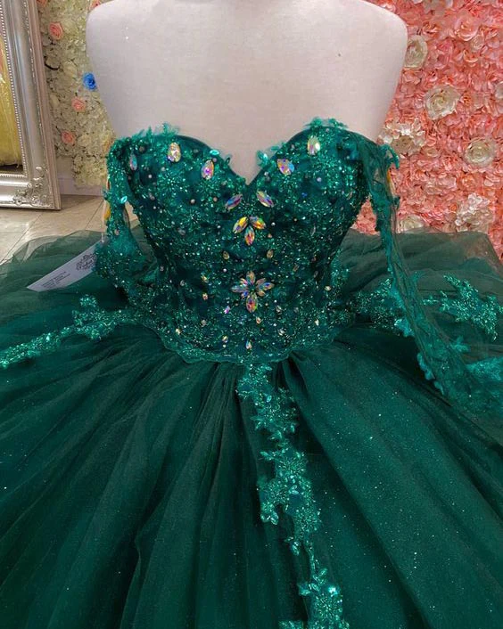 Emerald Green Quinceanera Dresses Sweet 16 Dress