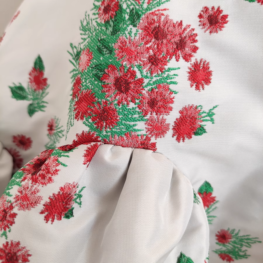 Cute A line Strapless Sleeveless Red Floral Party Dress Short Birthday Dresses