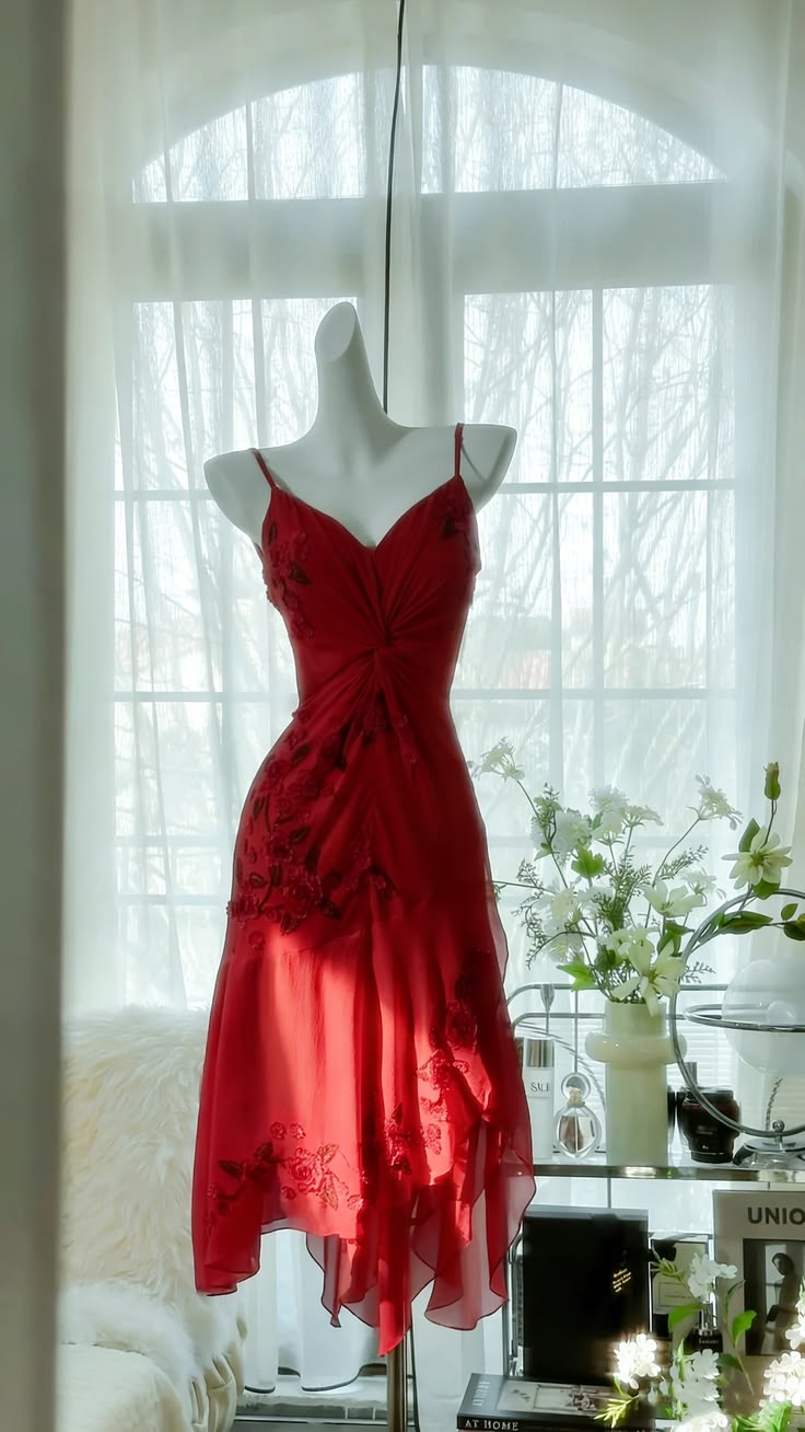Fashion Spaghetti Straps Appliques Beaded Green Chiffon Homecoming Dress Graduation Dress