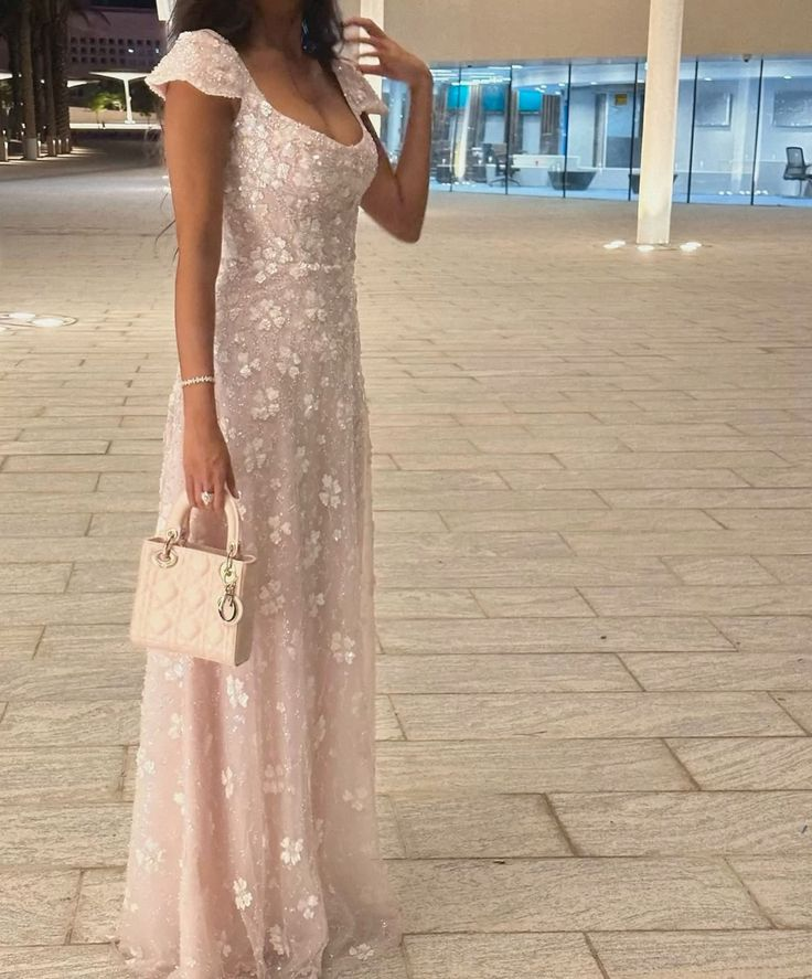Flora Lace Prom Party Dress 21st Birthday Outfit Evening Dress