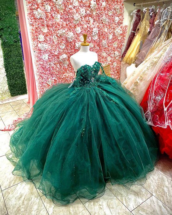 Emerald Green Quinceanera Dresses Sweet 16 Dress