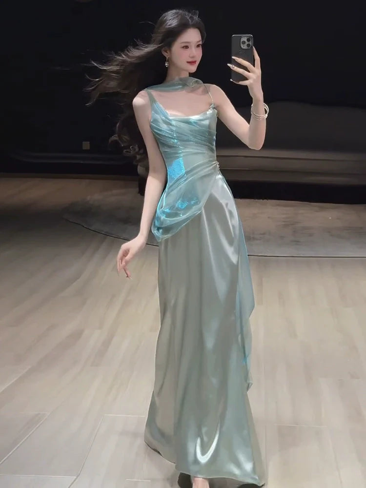 Mermaid Long Prom Dress Sexy Evening Dresses