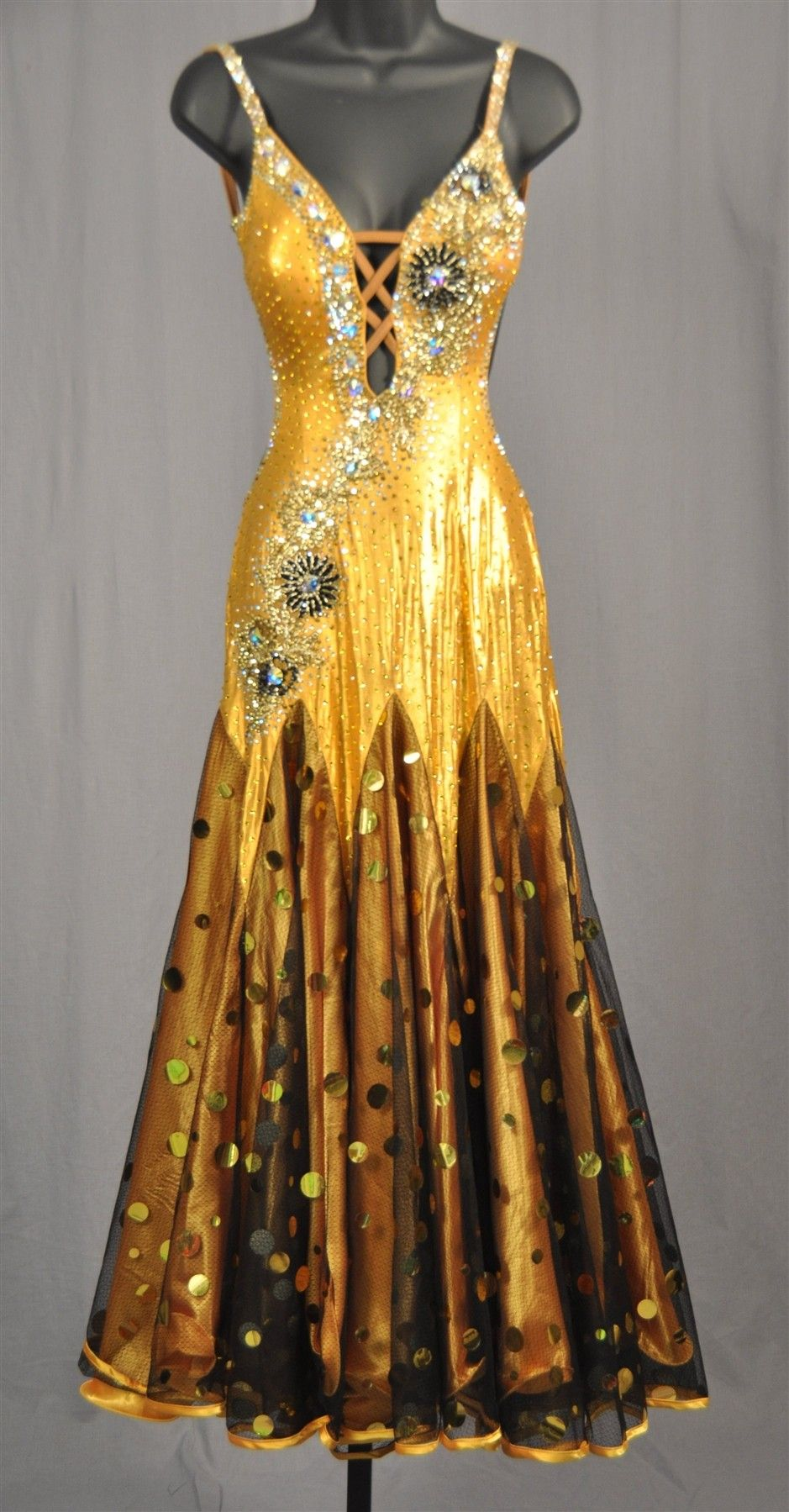 Gorgeous Yellow Sleeveless Sequin Beaded Mermaid Long Party Dress Evening Gown