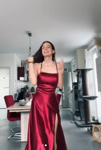 Simple A line Halter Long Party Dress Satin Burgundy Prom Dresses