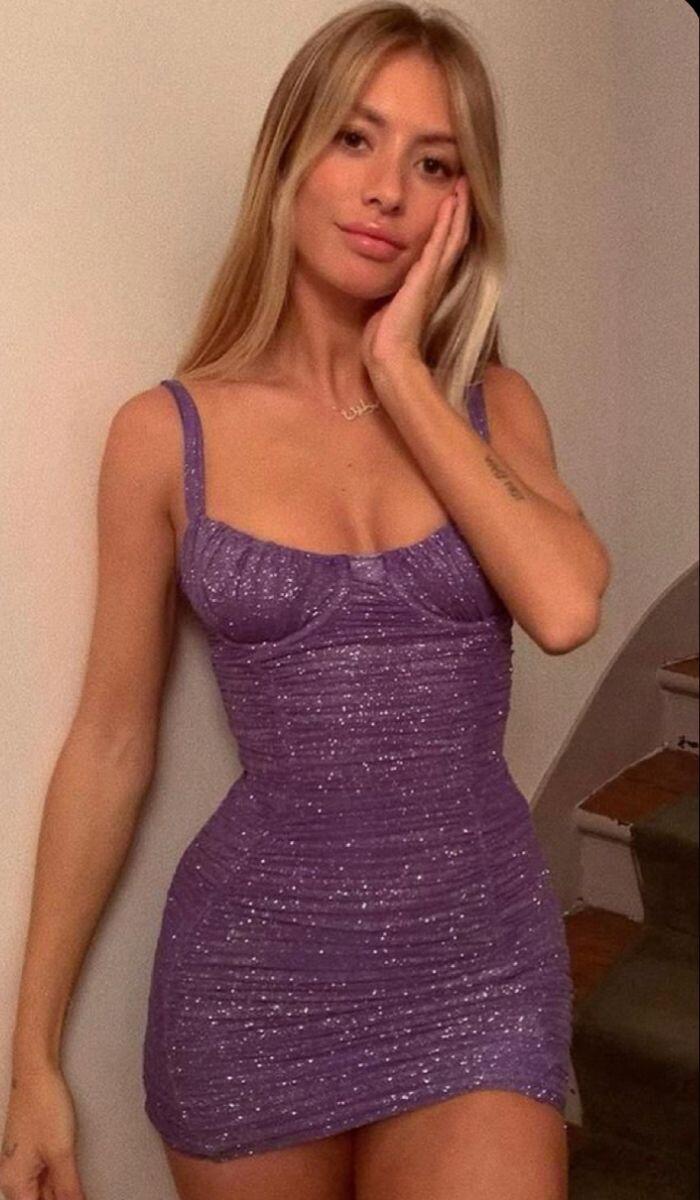 Glitter Spaghetti Straps Purple Sequin Sheath Cocktail Dress Short Prom Dress Formal Homecoming Dress